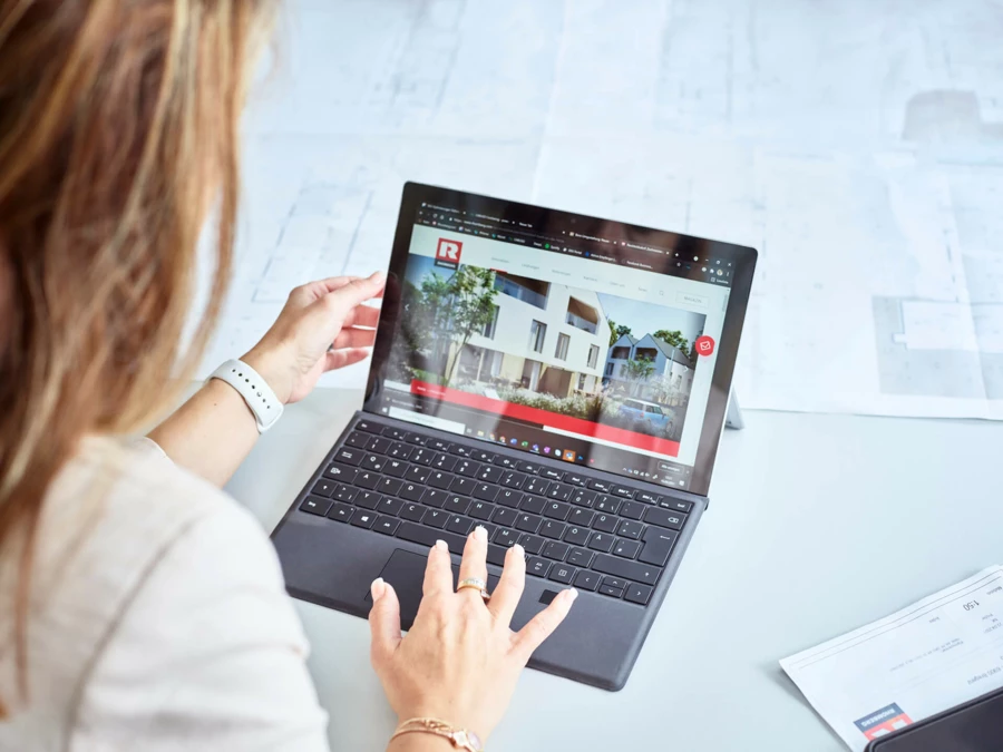 Microsoft Surface Website Closeup Plan Architekt Microsoft Surface Website Closeup Plan Architekt