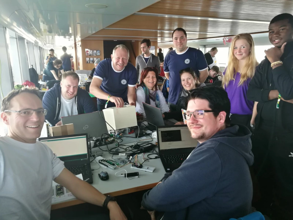 Das Rhomberg "Mixed Team" beim Umma Hüsla Hackathon 2018.
