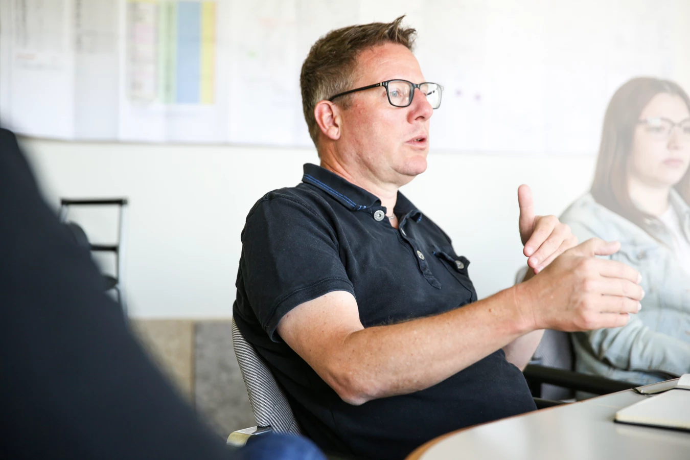 Tiefbau-Teamleiter Roland Marte im Gespräch Tiefbau-Teamleiter Roland Marte im Gespräch