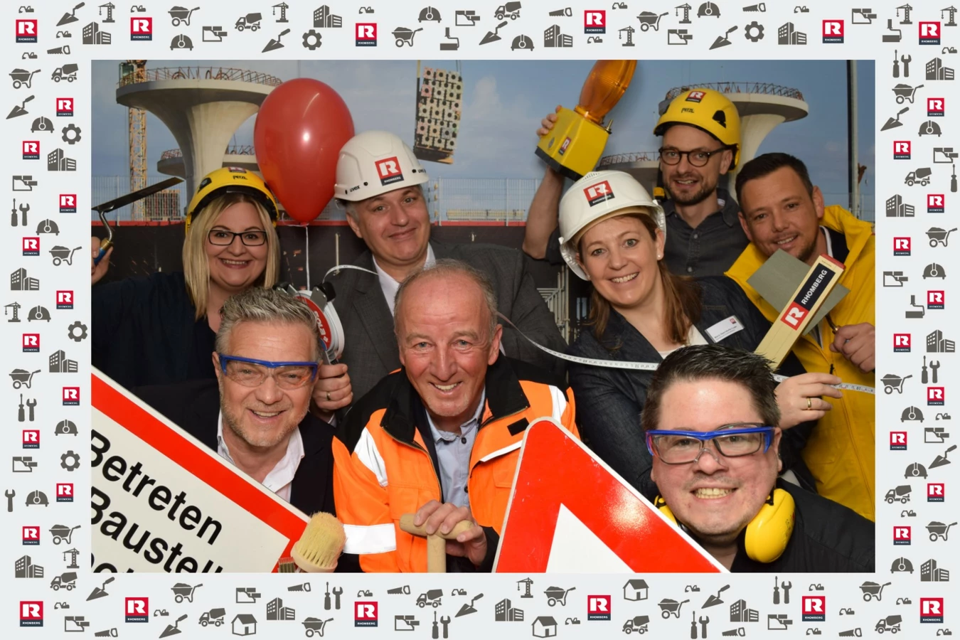 Erinnerungsfoto und Rhomberg Gewinnspiel bei der com:bau 2018 Erinnerungsfoto und Rhomberg Gewinnspiel bei der com:bau 2018