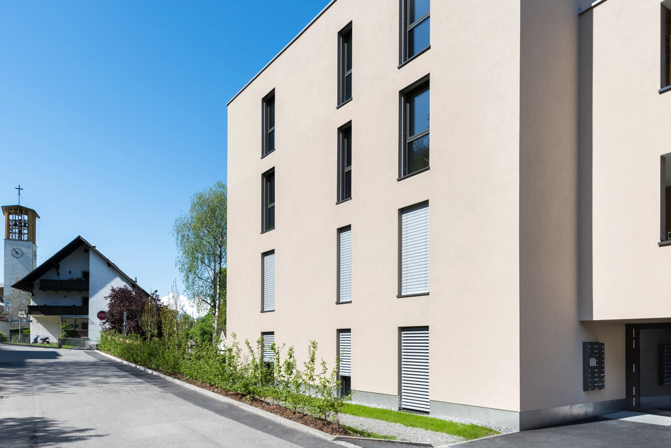 Wohnanlage Alte Landstraße, Feldkirch (© studioWälder) Wohnanlage Alte Landstraße, Feldkirch (© studioWälder)