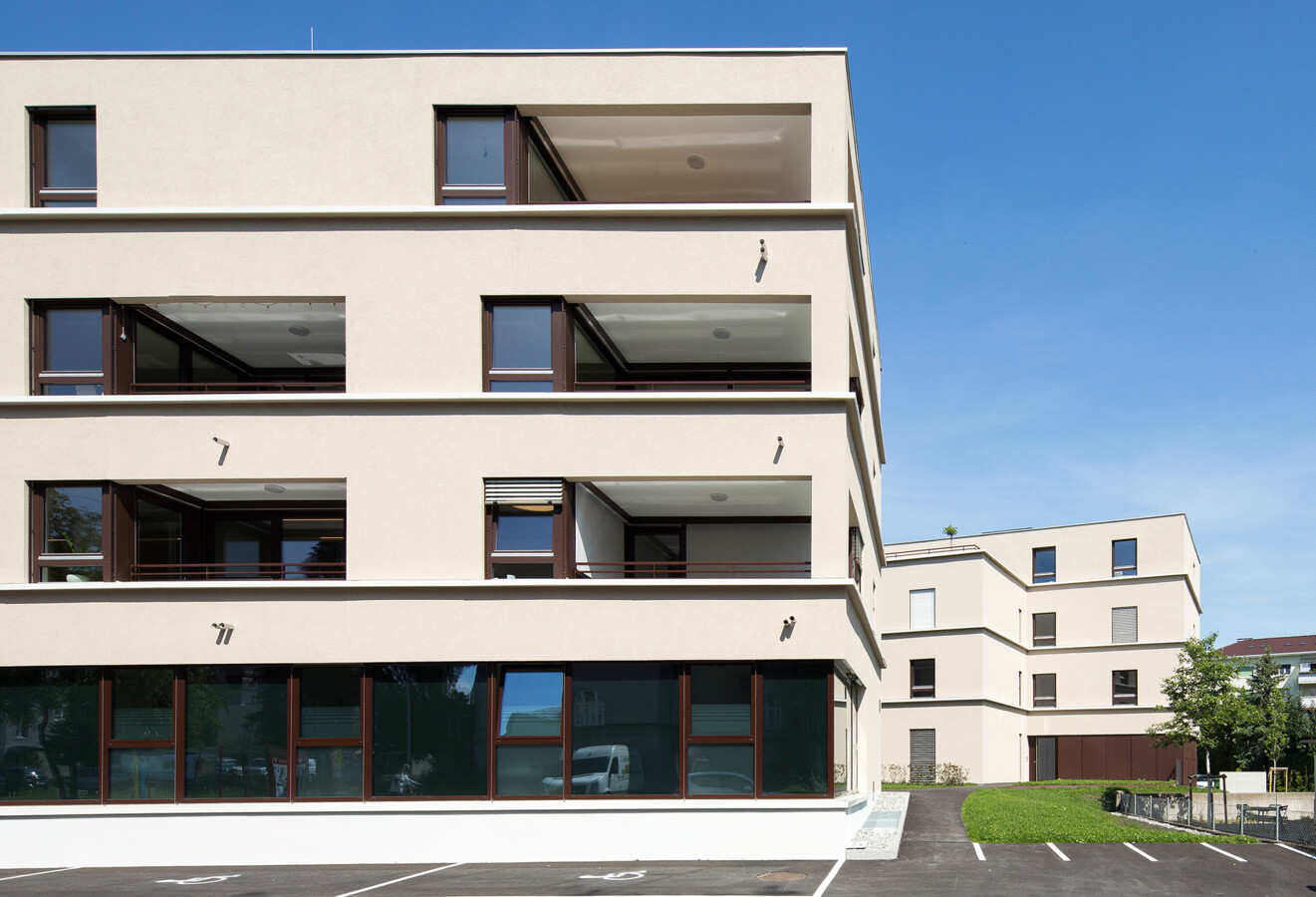 Wohnanlage Heldendankstraße, Bregenz (© Walser) Wohnanlage Heldendankstraße, Bregenz (© Walser)