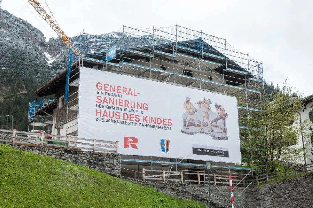Haus des Kindes Lech Generalsanierung Aussenansicht 3 Haus des Kindes Lech Generalsanierung Aussenansicht 3