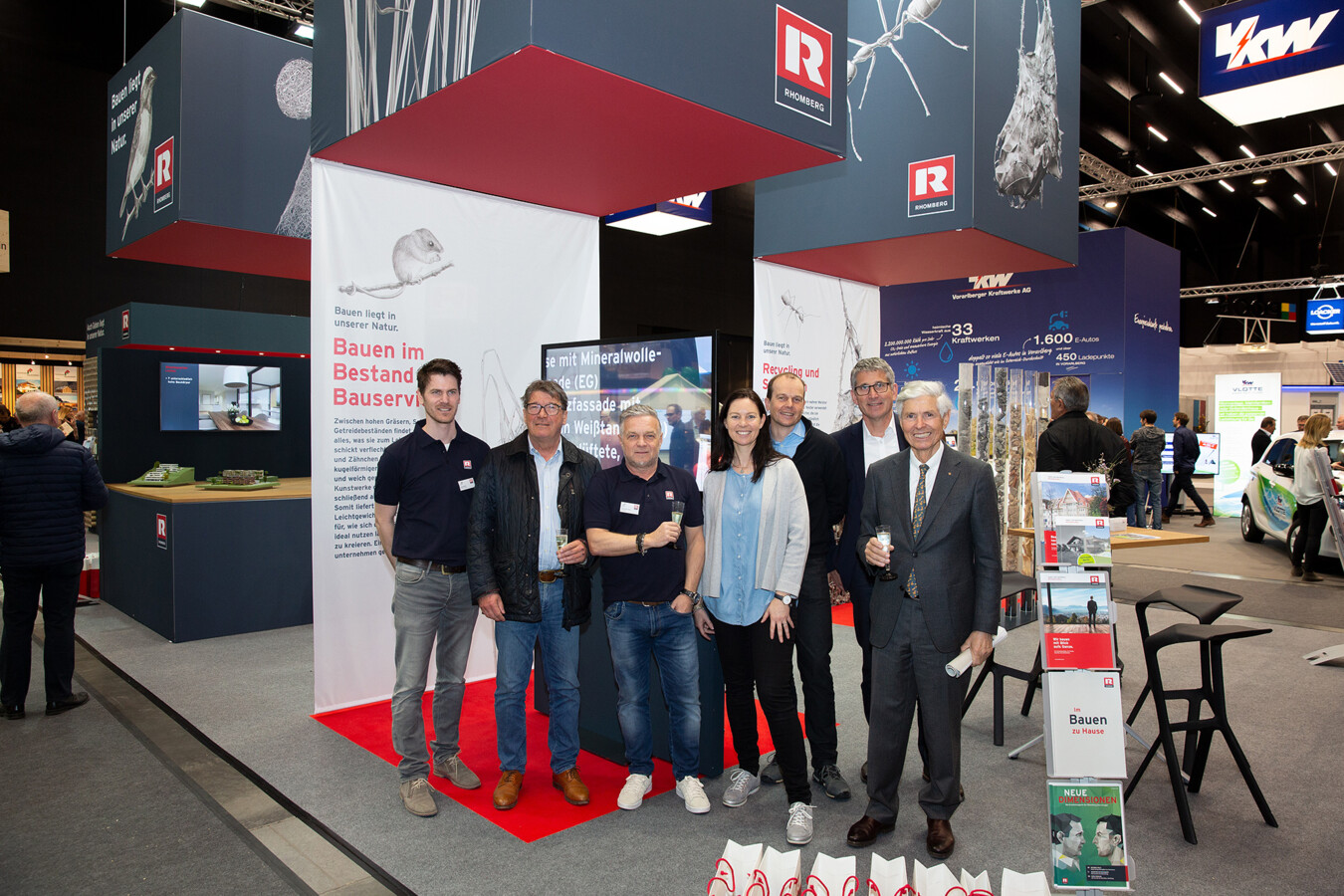 KR Walter-Heinz Rhomberg und Wilhelm Muzyczyn zu Besuch an unserem Messestand. KR Walter-Heinz Rhomberg und Wilhelm Muzyczyn zu Besuch an unserem Messestand.