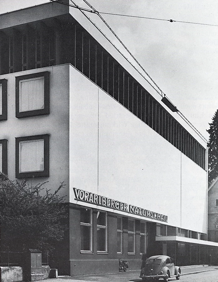 Alte Naturschau Dornbirn Generalsanierung Aussenansicht SW Alte Naturschau Dornbirn Generalsanierung Aussenansicht SW