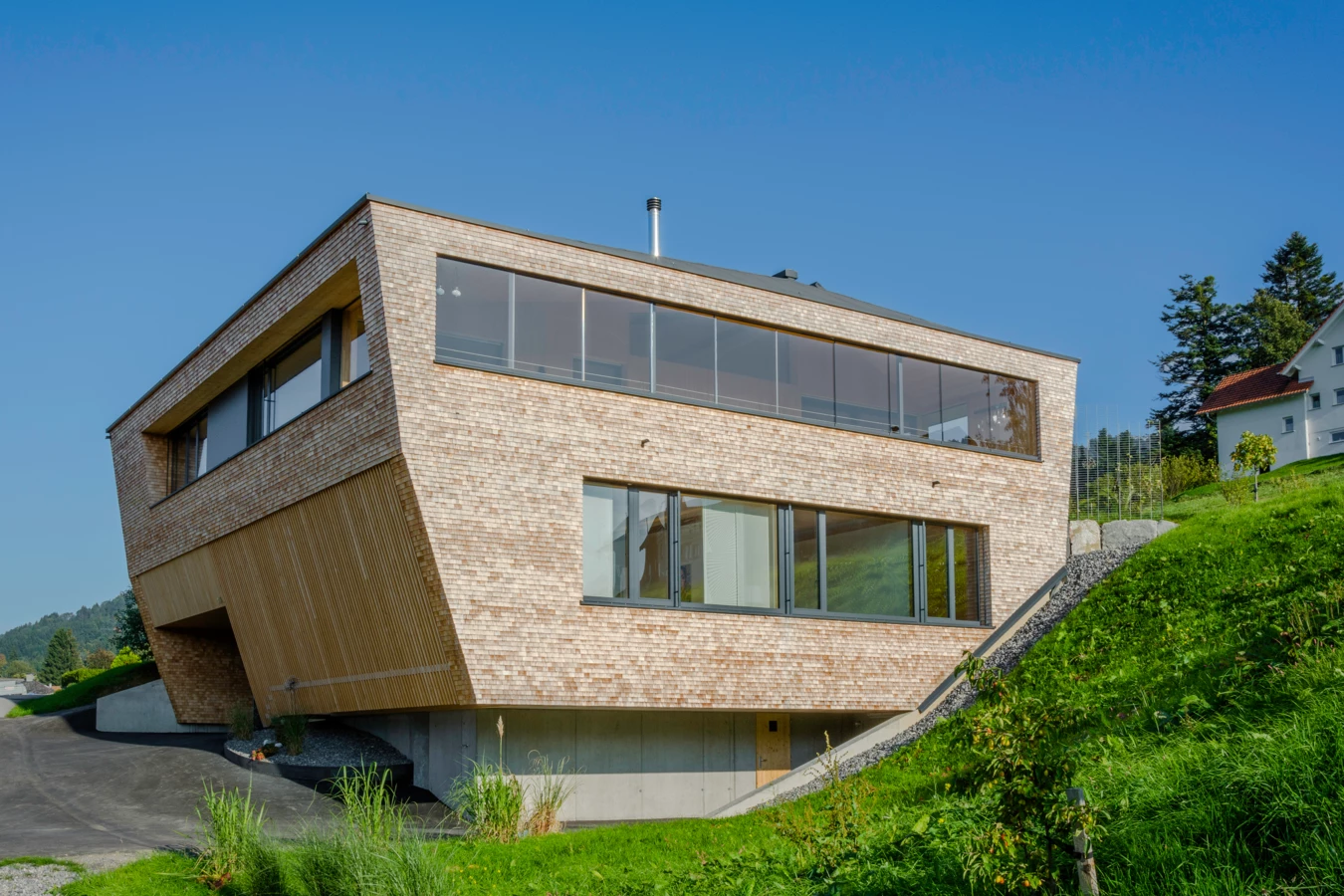 Einfamilienhaus SohmMilovanovic Sohm-HolzBautechnik Aussenansicht