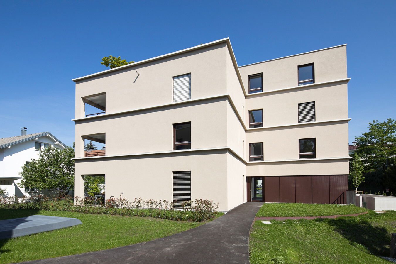 Wohnanlage Heldendankstraße, Bregenz (© Walser) Wohnanlage Heldendankstraße, Bregenz (© Walser)