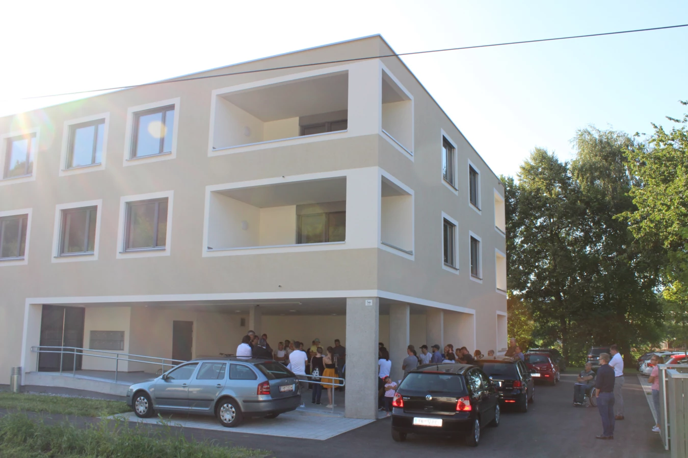 Leistbarer Wohnraum in Koblach: Wohnanlage der Alpenländischen Heimstätte und Rhomberg Bau. Leistbarer Wohnraum in Koblach: Wohnanlage der Alpenländischen Heimstätte und Rhomberg Bau.