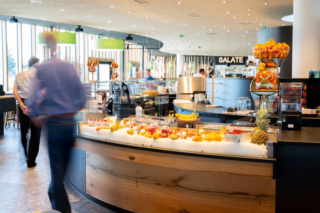 Innenbereich der Raststation Bodensee Hörbranz Innenbereich der Raststation Bodensee Hörbranz