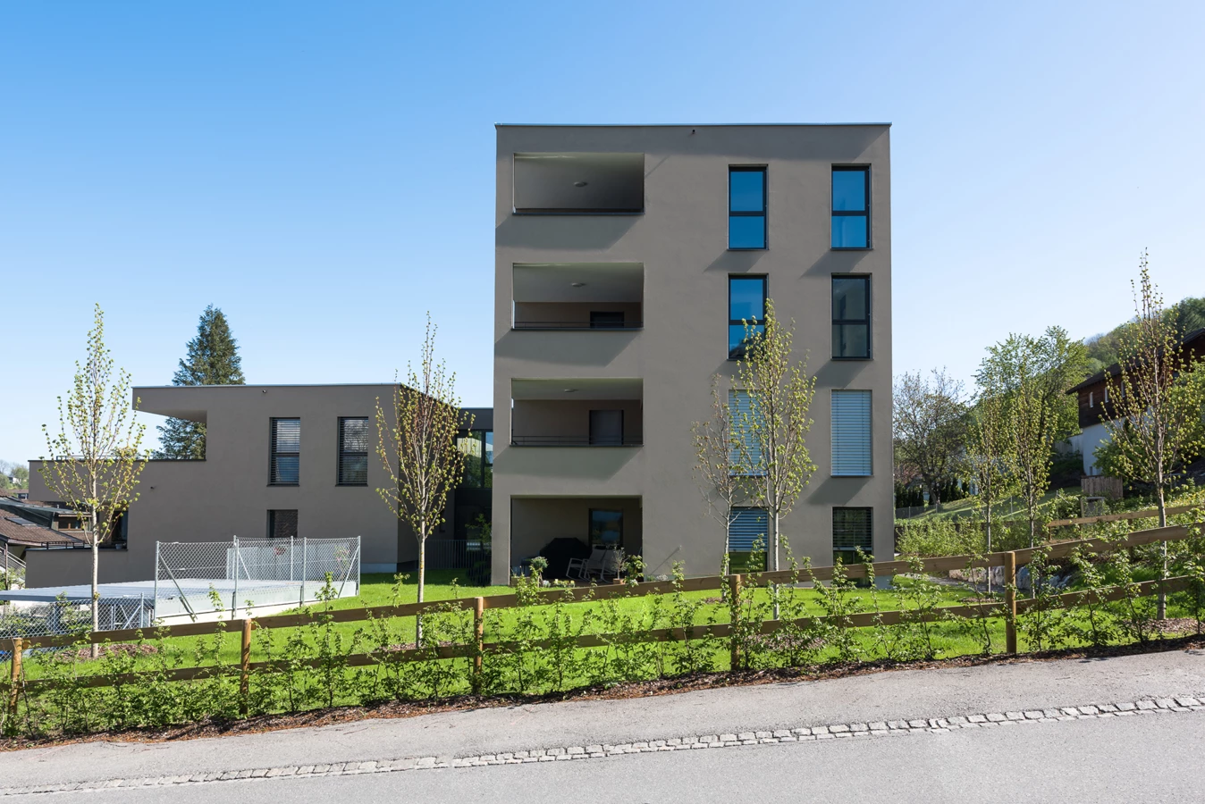 Wohnanlage Alte Landstraße, Feldkirch (© studioWälder) Wohnanlage Alte Landstraße, Feldkirch (© studioWälder)
