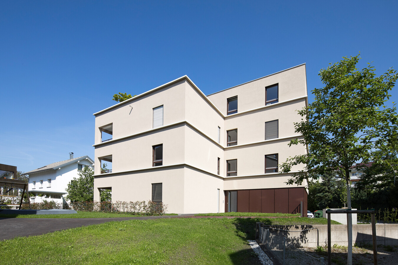 Wohnanlage Heldendankstraße, Bregenz (© Walser) Wohnanlage Heldendankstraße, Bregenz (© Walser)