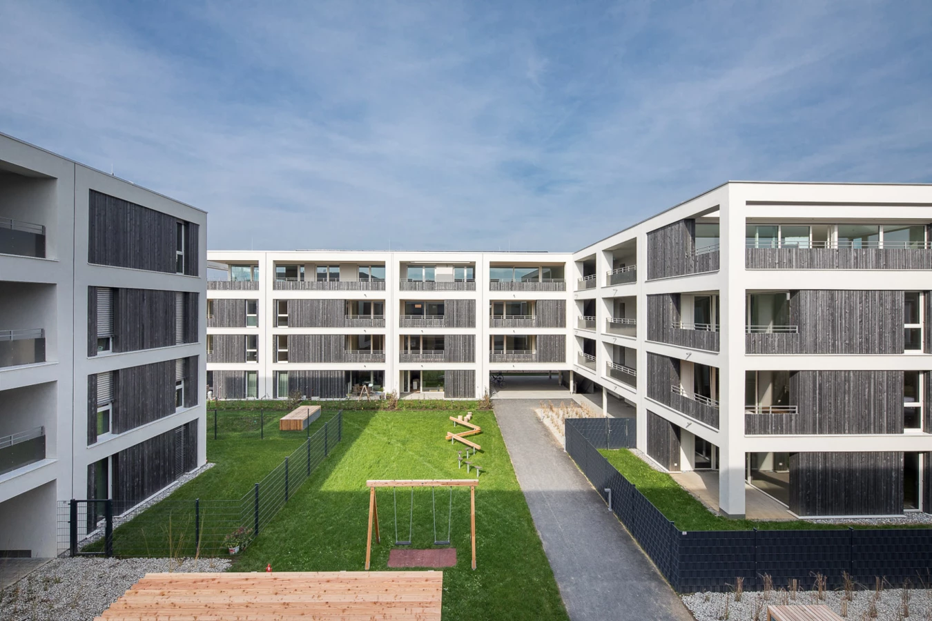 Wohnanlage St. Gebhardstraße, Bregenz (© Walser) Wohnanlage St. Gebhardstraße, Bregenz (© Walser)