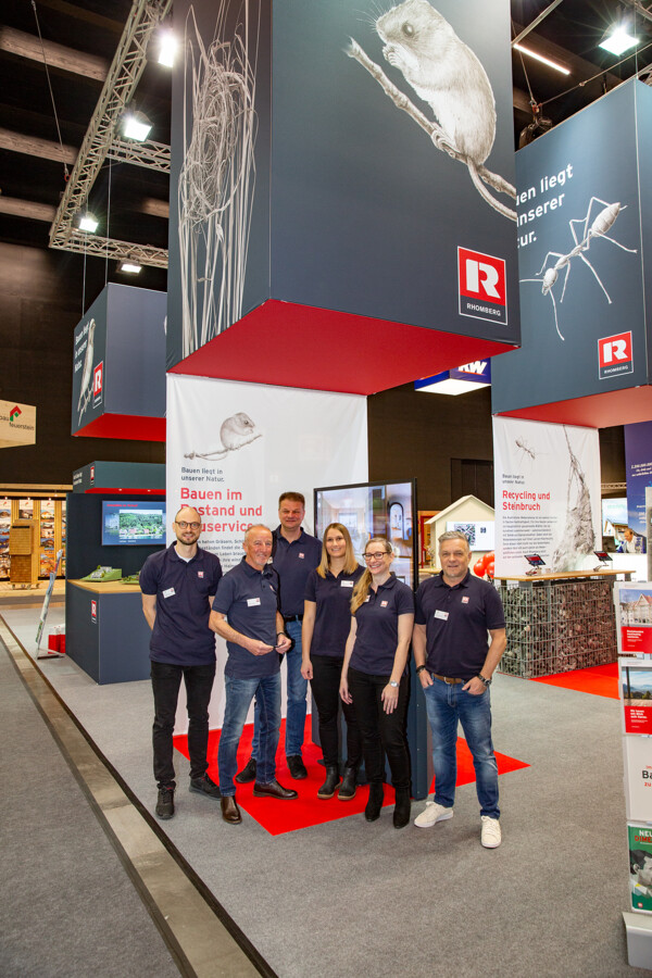 Das Team von Rhomberg Bau bei der com:bau 2019. Das Team von Rhomberg Bau bei der com:bau 2019.