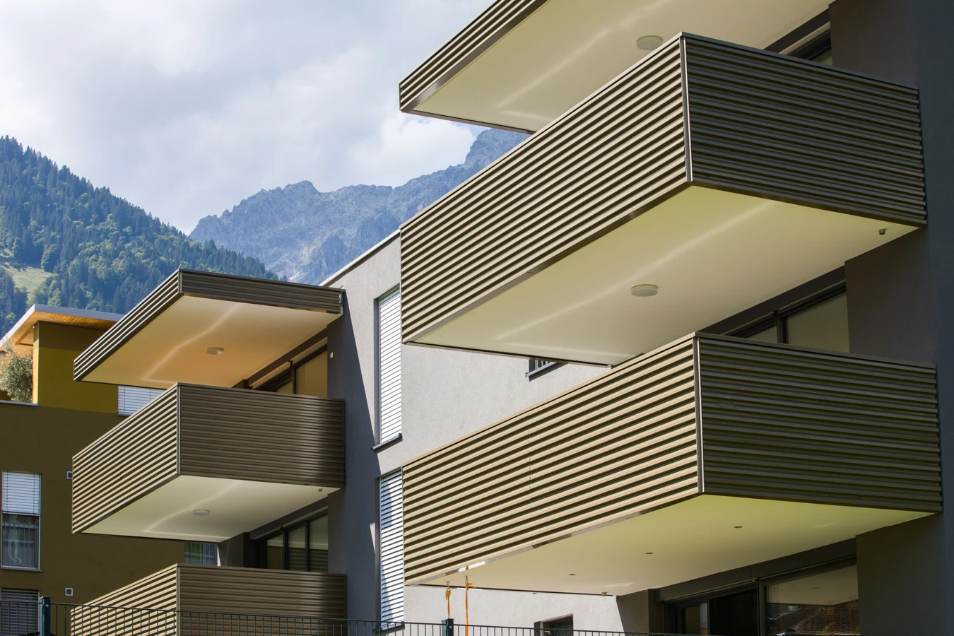 Wohnanlage Bahnhofsstrasse Vandans Balkon Wohnanlage Bahnhofsstrasse Vandans Balkon