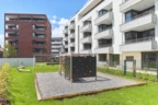 Moderner Wohnraum für die Dornbirner Bevölkerung: Im Auftrag einer privaten Investorin hat Rhomberg Bau zwei Gebäude mit 28 Wohnungen und zwei Büroeinheiten errichtet. Bildnachweis: Stefan_Kothner_Photography