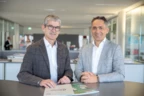 Mag. Ernst Thurnher, CFO Rhomberg Holding und CEO der Geschäftsleitung Rhomberg Bau, und DI Hubert Rhomberg, CEO Rhomberg Holding