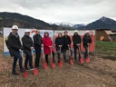 Neuer Wohnraum für die bevölkerungsreichste Stadt Vorarlbergs: Verantwortliche von Dornbirn, der Alpenländischen und Rhomberg Bau beim offiziellen Spatenstich zu drei neuen Wohngebäuden in Stiglingen.