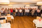 Die Jubilare der Rhomberg Gruppe mit ihren Geschäftsführern Hubert Rhomberg und Ernst Thurnher, WKO-Bauinnungsmeister Peter Keckeis und Bernhard Heinzle, Vizepräsident der Arbeiterkammer.