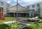 Die Wohnanlage von AGW und Rhomberg Bau in der Maderspergerstraße bietet ihren Mietern Lebensqualität auch außerhalb der eigenen vier Wände.