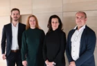 Lenken die Geschicke der Rhomberg Bau Wien (v. l. n. r.): Simon Battlogg, Anja Forster, Irene Weidmann, Jürgen Kainz.